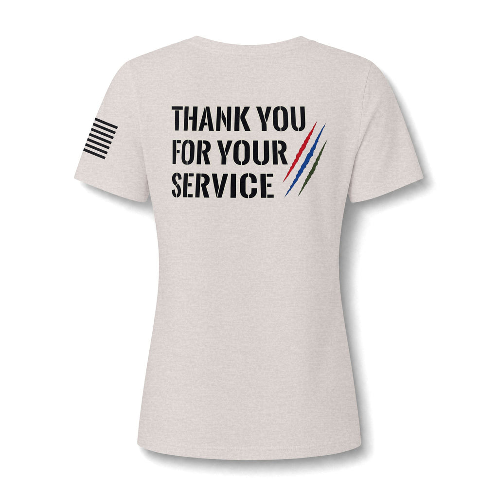 Women's Relaxed Heather CVC V-Neck Tee