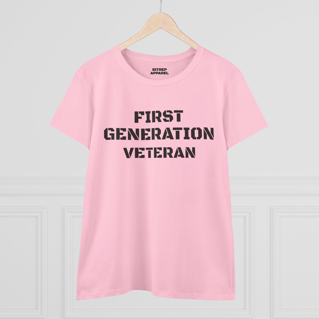 First Generation Veteran Women's pride (Front Side)