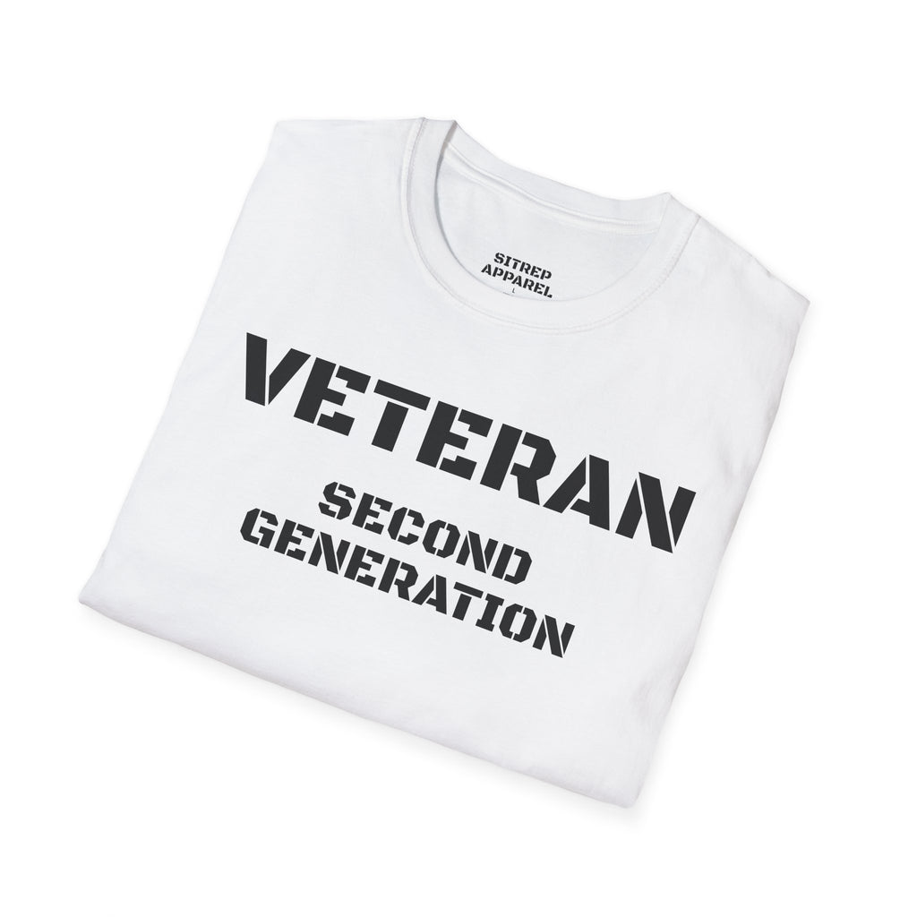 Second Generation Veteran (Front Side) — Unisex Military Pride