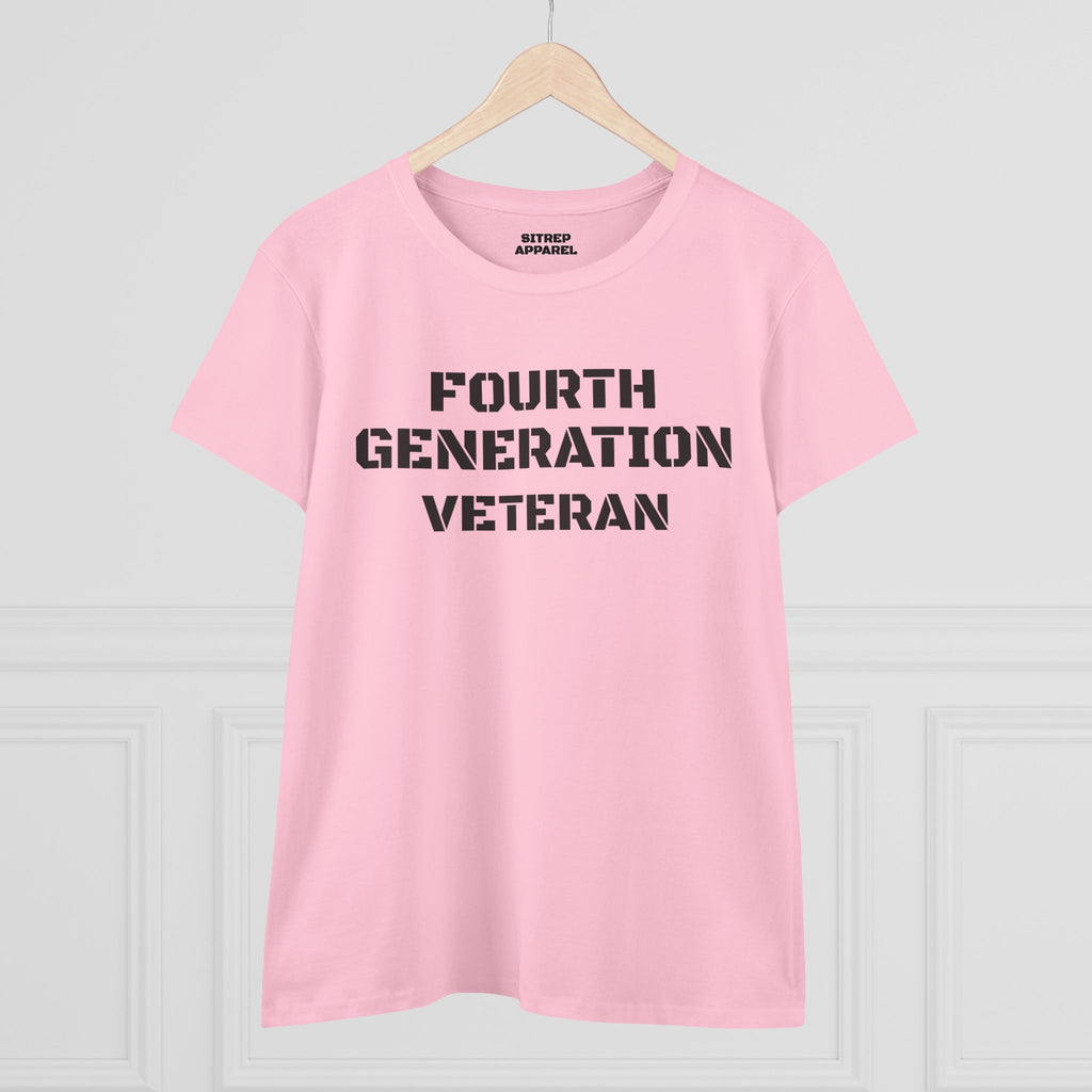 Fourth Generation Veteran Women's pride (Front Side)