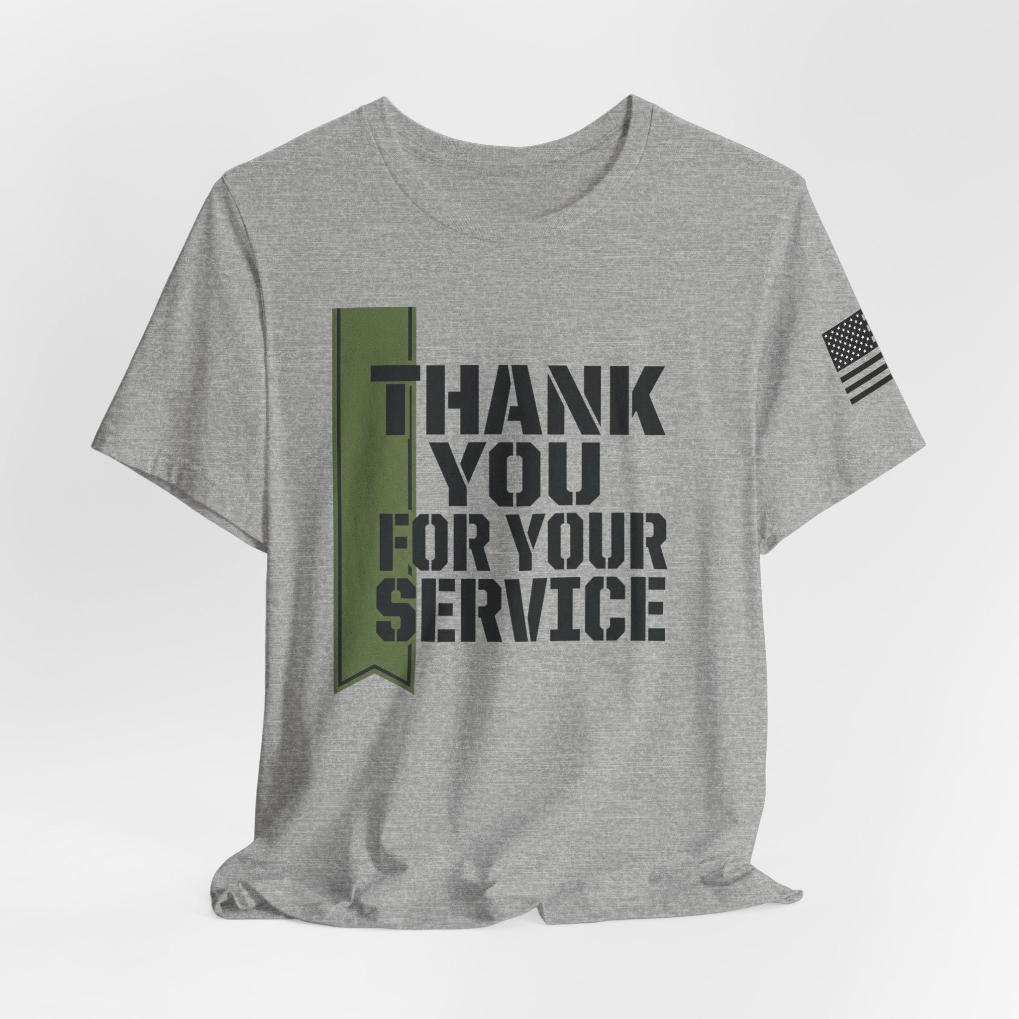 Green Ribbon "Thank You For Your Service"  Military (Unisex)