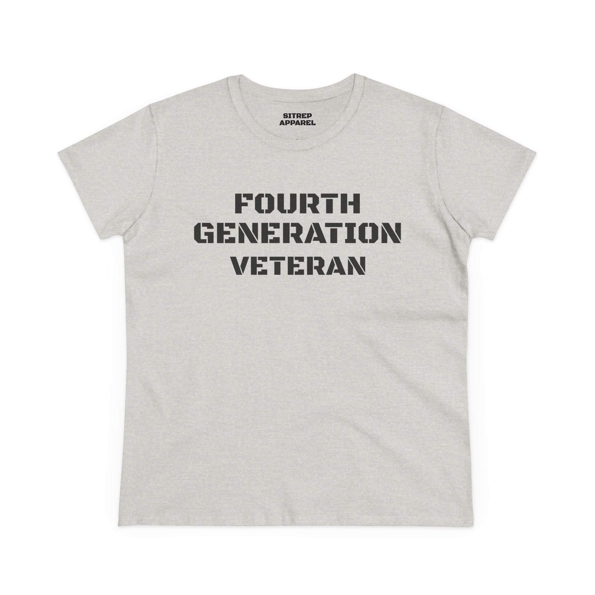 Fourth Generation Veteran Women's pride (Front Side)