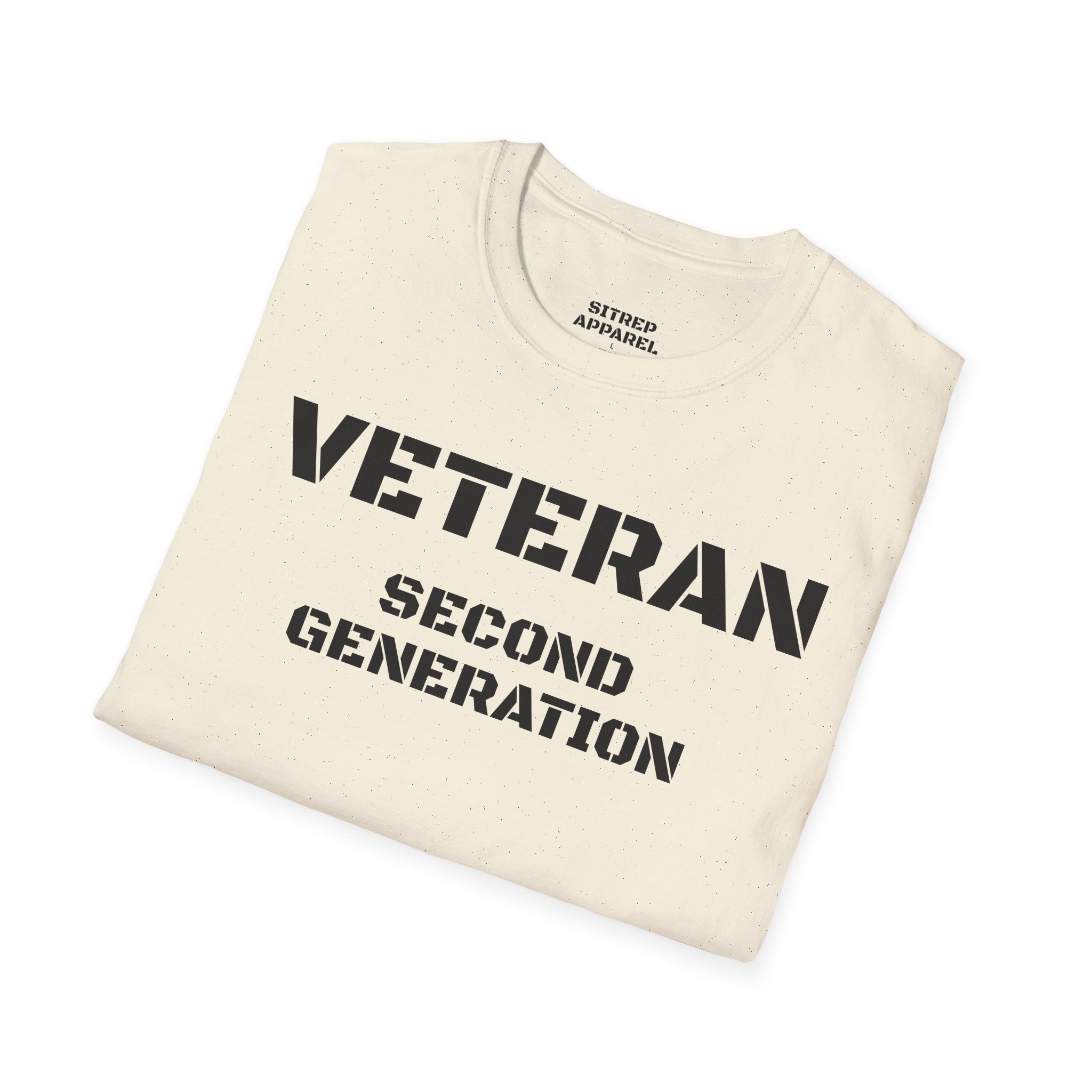 Second Generation Veteran (Front Side) — Unisex Military Pride