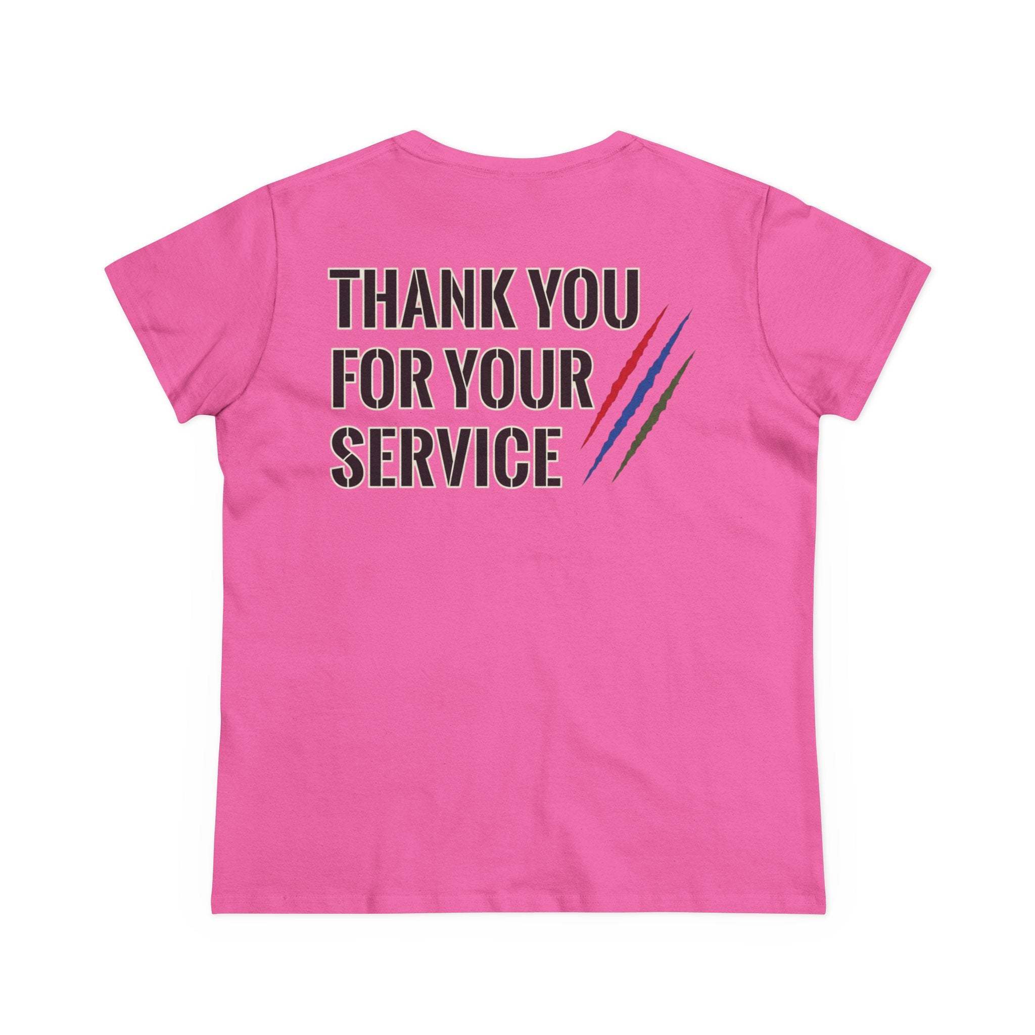 Female, Thank You For Your Service Tee