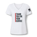 Thank You For Your Service V-Neck Tee