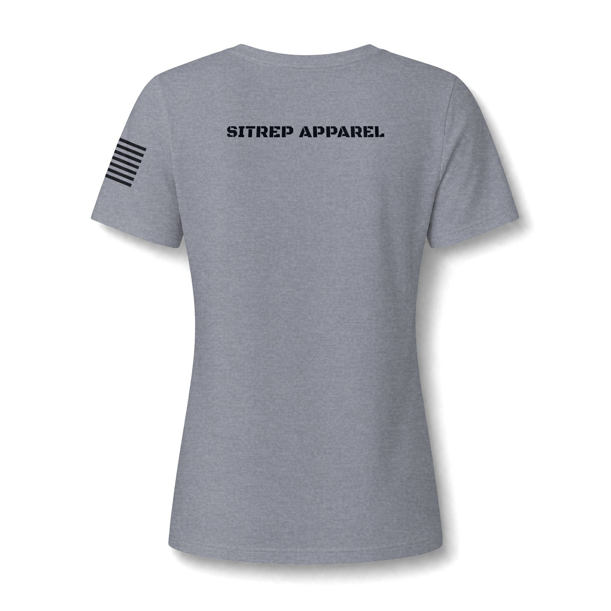 Women's V‑Neck Tee - "Thank You For Your Service" Appreciation Shirt