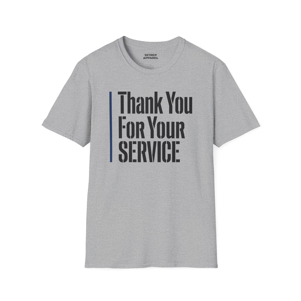Thin Blue Line, Law Enforcement Appreciation T-Shirt