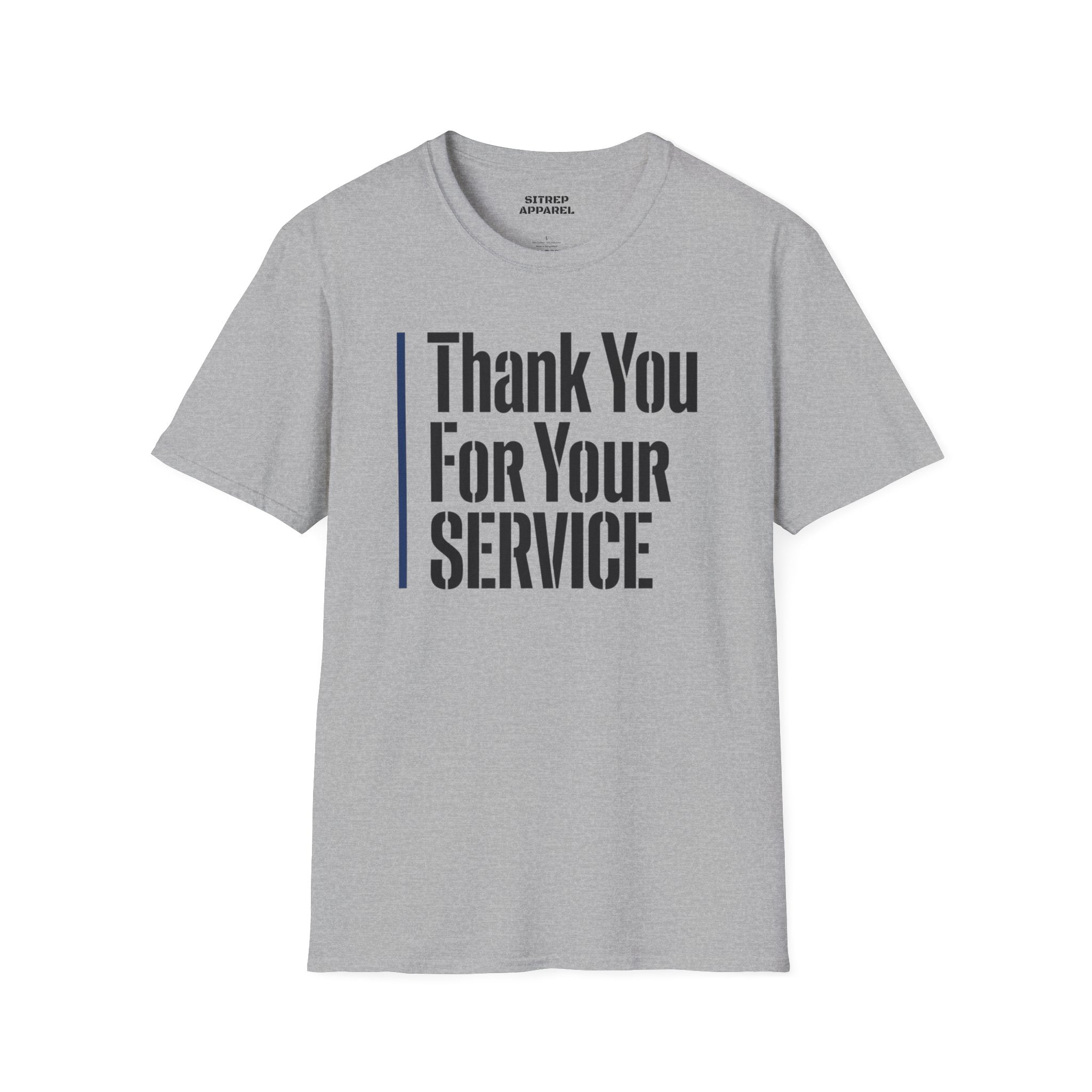 Thin Blue Line, Law Enforcement Appreciation T-Shirt