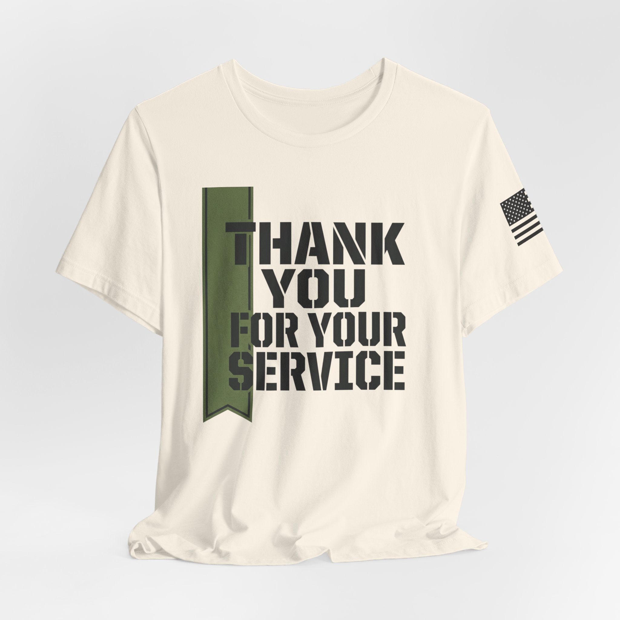 Green Ribbon "Thank You For Your Service"  Military (Unisex)