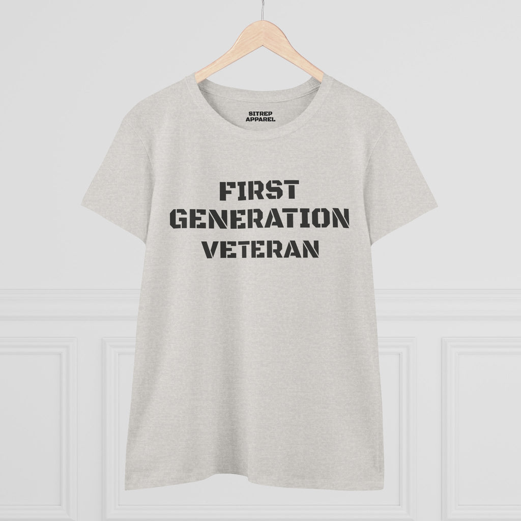 First Generation Veteran Women's pride (Front Side)