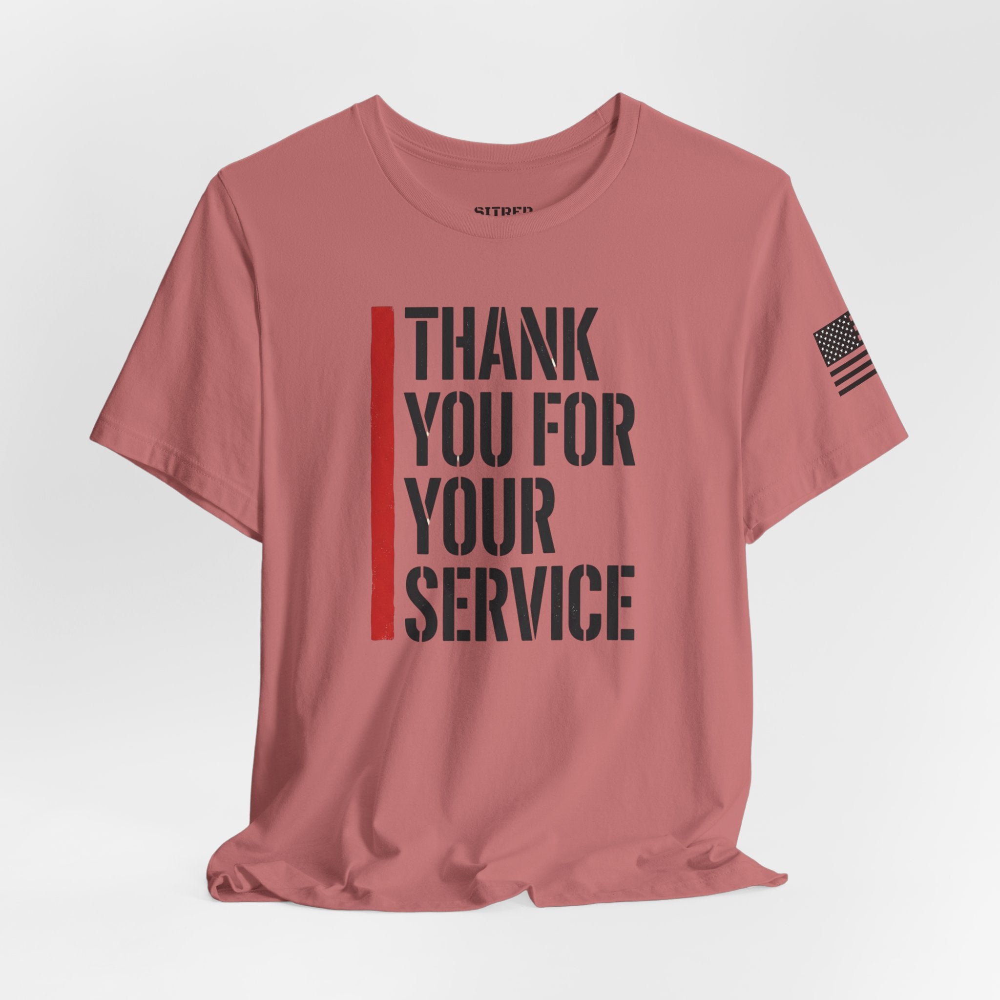 Thin Red Line "Thank You For Your Service" (Unisex)