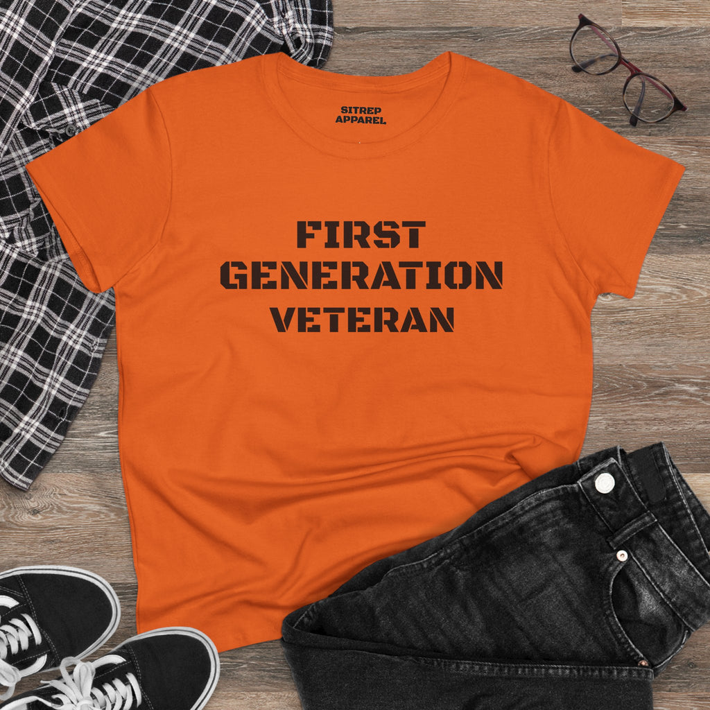 First Generation Veteran Women's pride (Front Side)