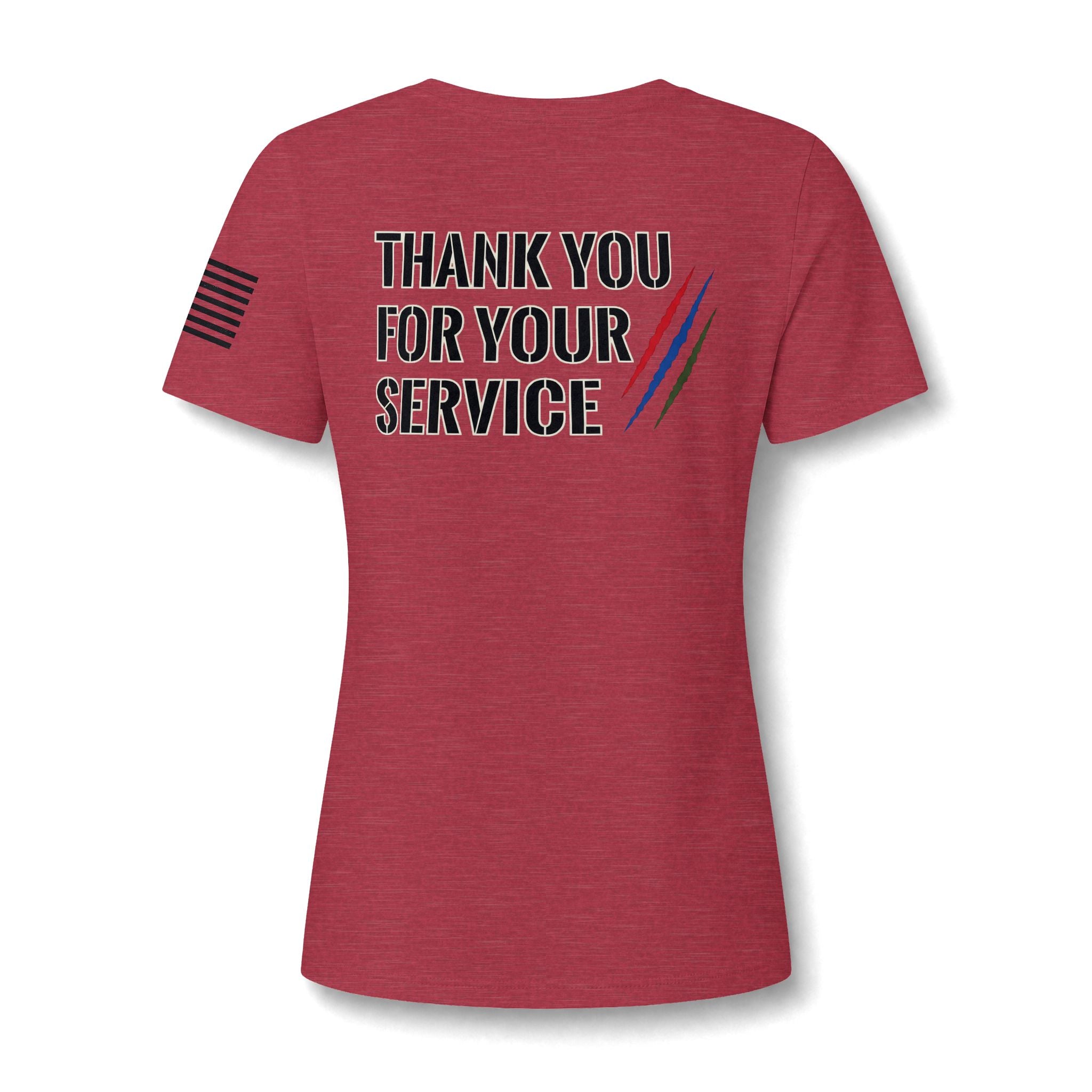 Women's Relaxed Heather CVC V-Neck Tee