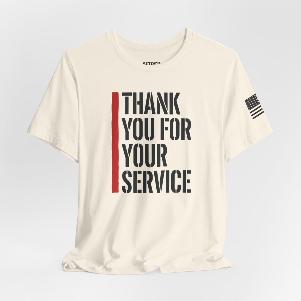 Thin Red Line "Thank You For Your Service" (Unisex)
