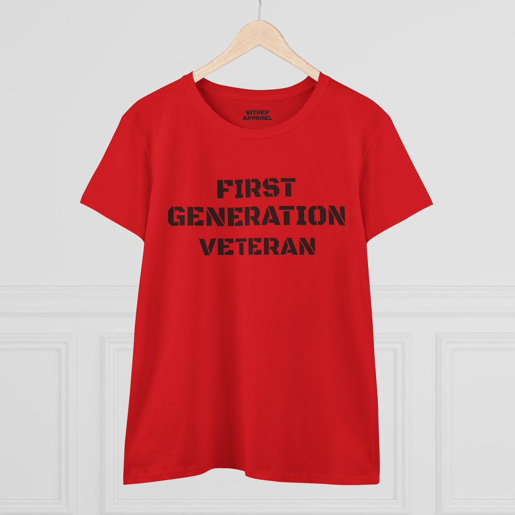 First Generation Veteran Women's pride (Front Side)