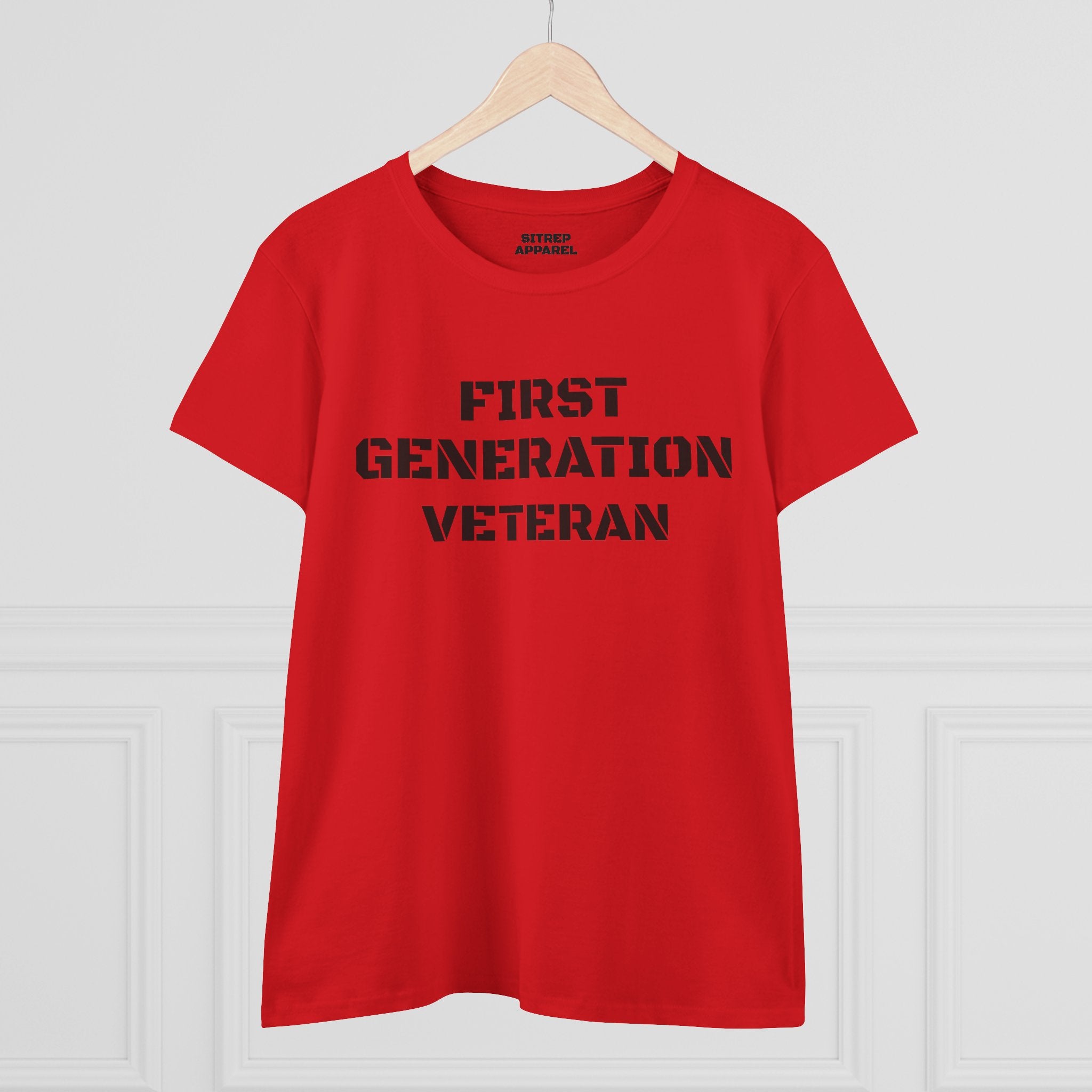 First Generation Veteran Women's pride (Front Side)