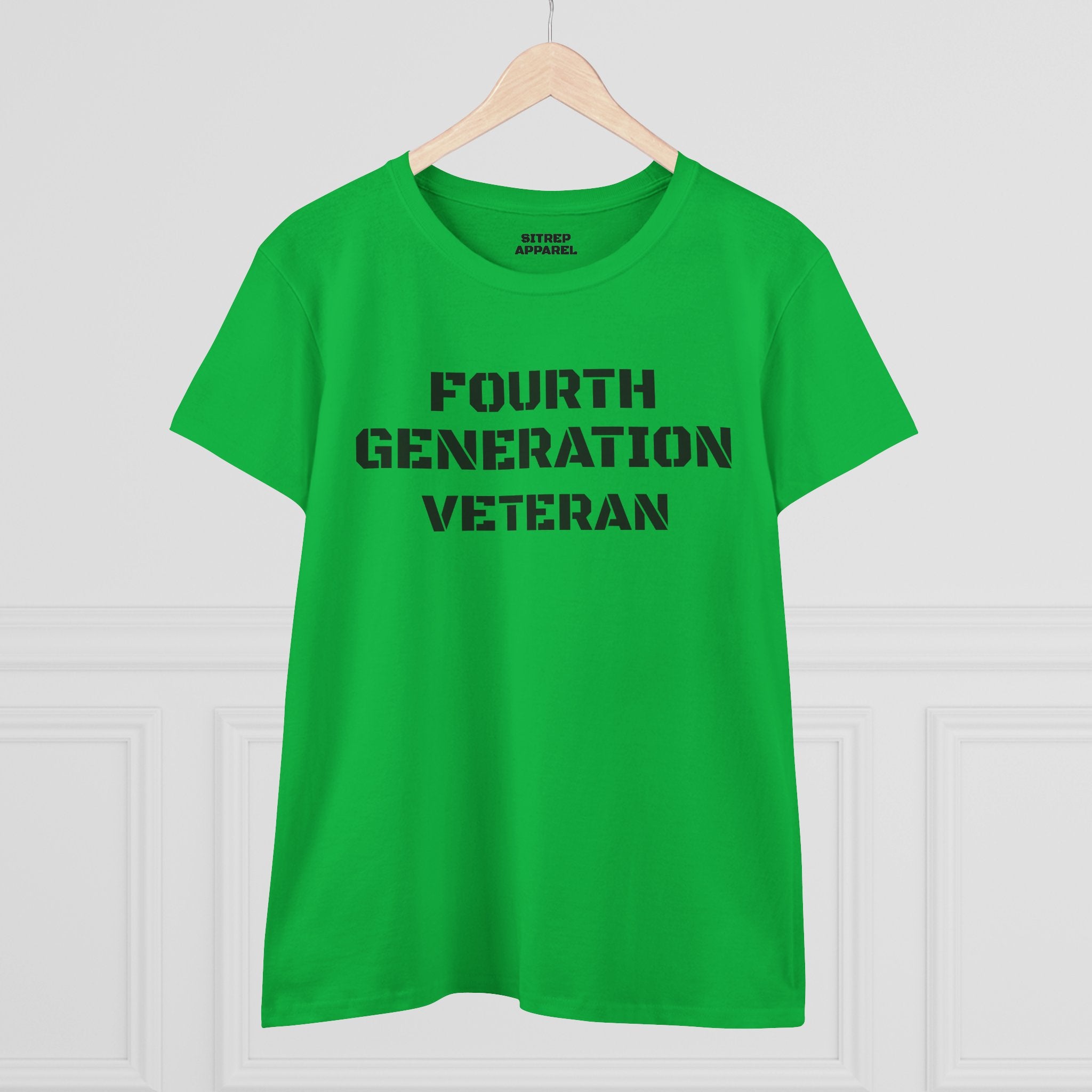 Fourth Generation Veteran Women's pride (Front Side)