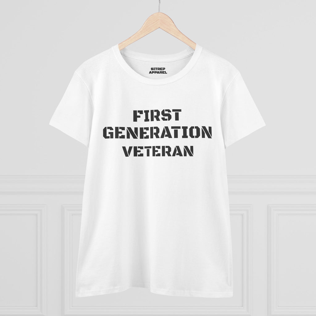 First Generation Veteran Women's pride (Front Side)