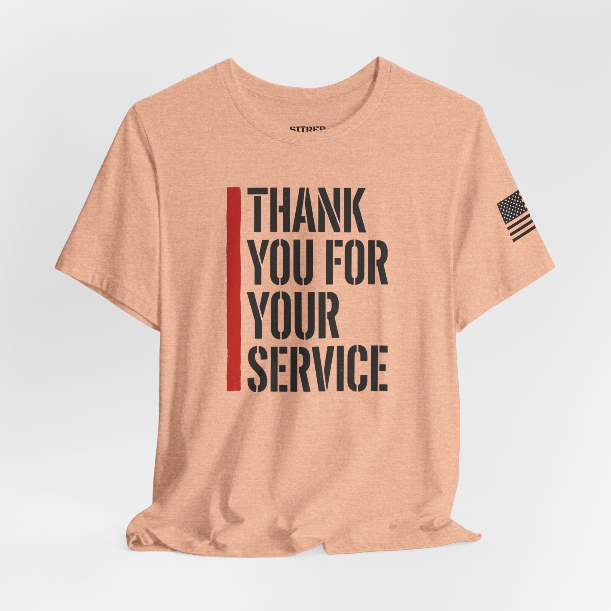 Thin Red Line "Thank You For Your Service" (Unisex)