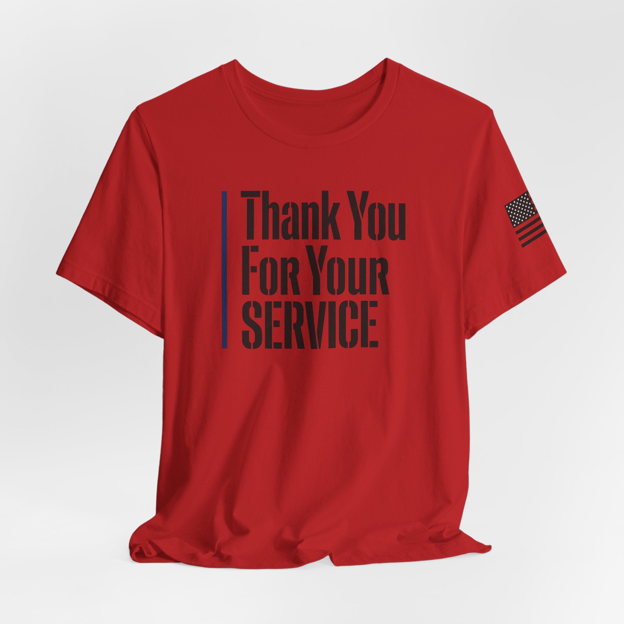 Thin Blue Line "Thank You For Your Service' (Unisex)