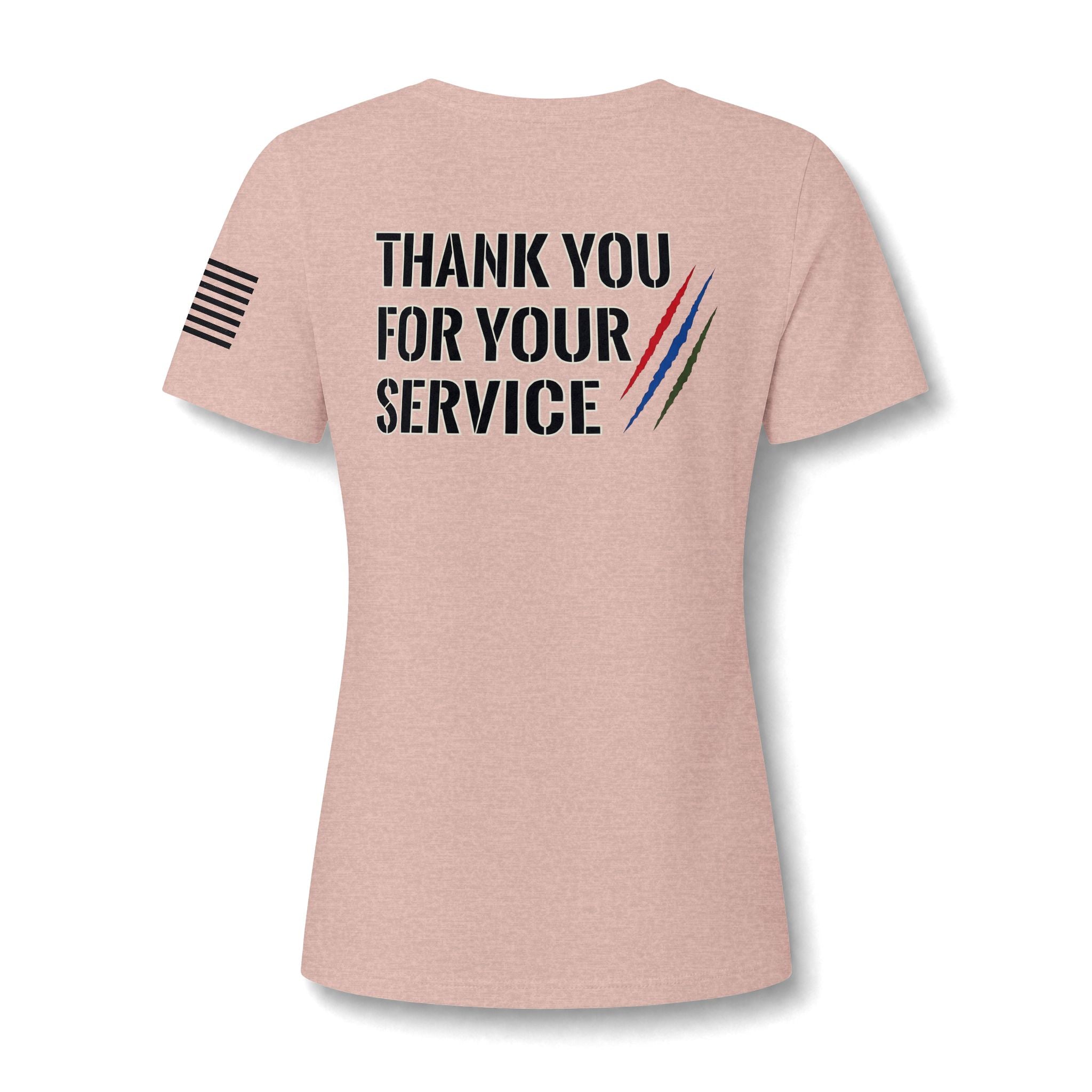 Women's Relaxed Heather CVC V-Neck Tee