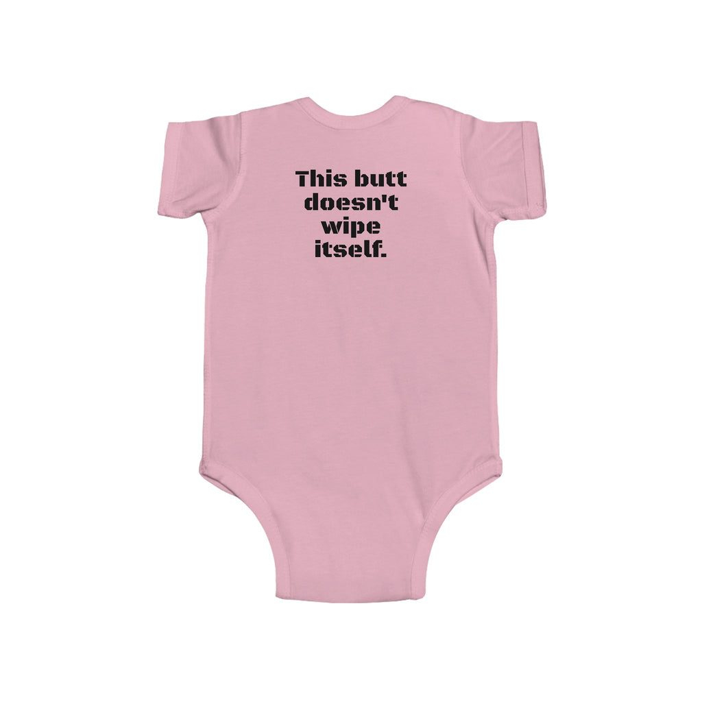 Infant Bodysuit — Funny Military Thank You For Your Service Baby Onesie (Front: "Thank You For Your Service", Back: "This butt doesn't [...]