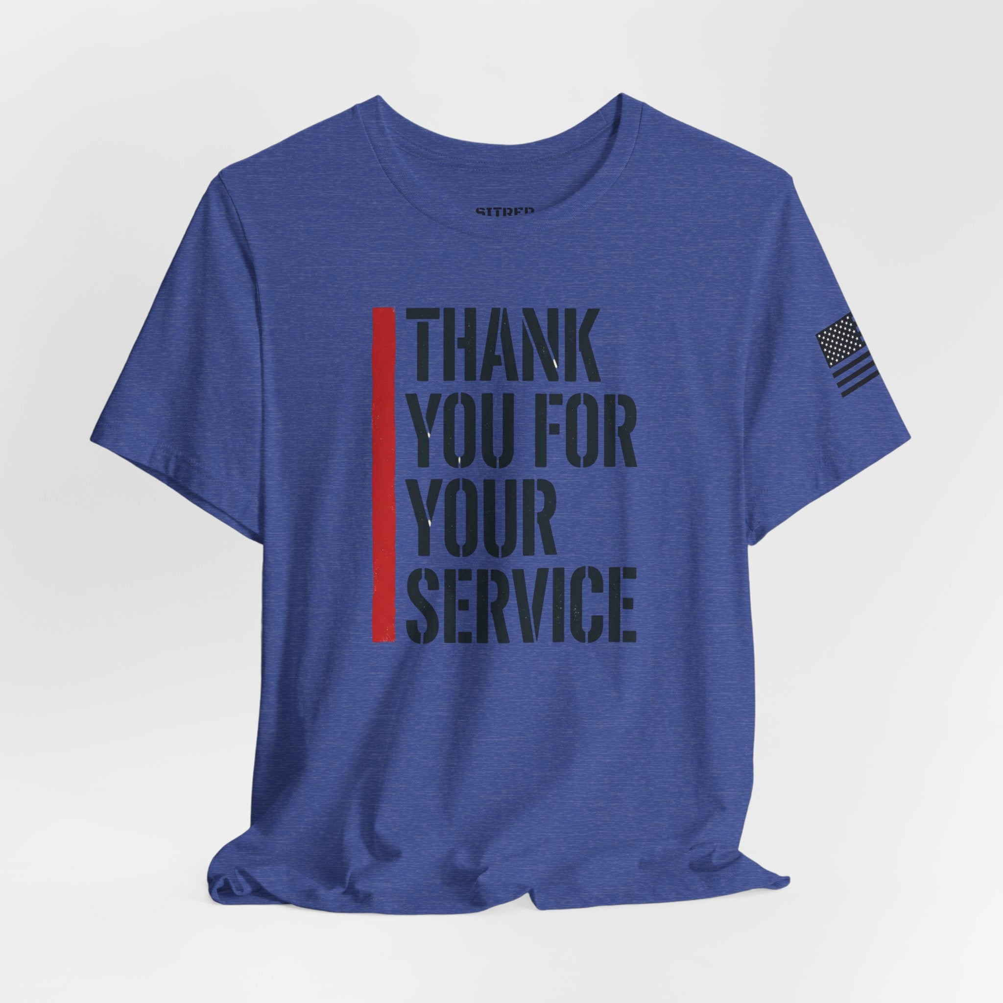 Thin Red Line "Thank You For Your Service" (Unisex)