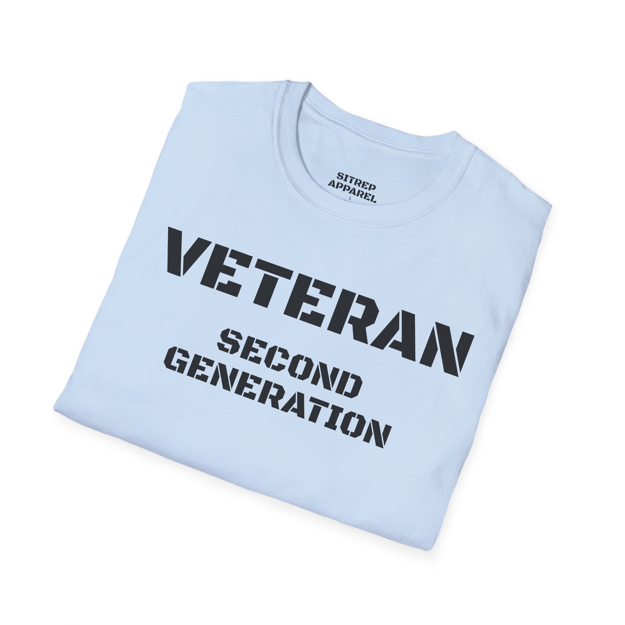 Second Generation Veteran (Front Side) — Unisex Military Pride