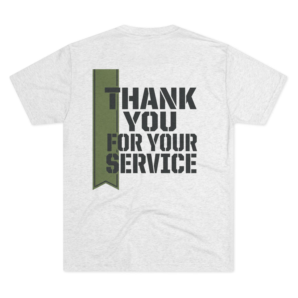 Green Ribbon TRI BLEND Thank You For Your Service