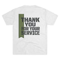 Green Ribbon TRI BLEND Thank You For Your Service