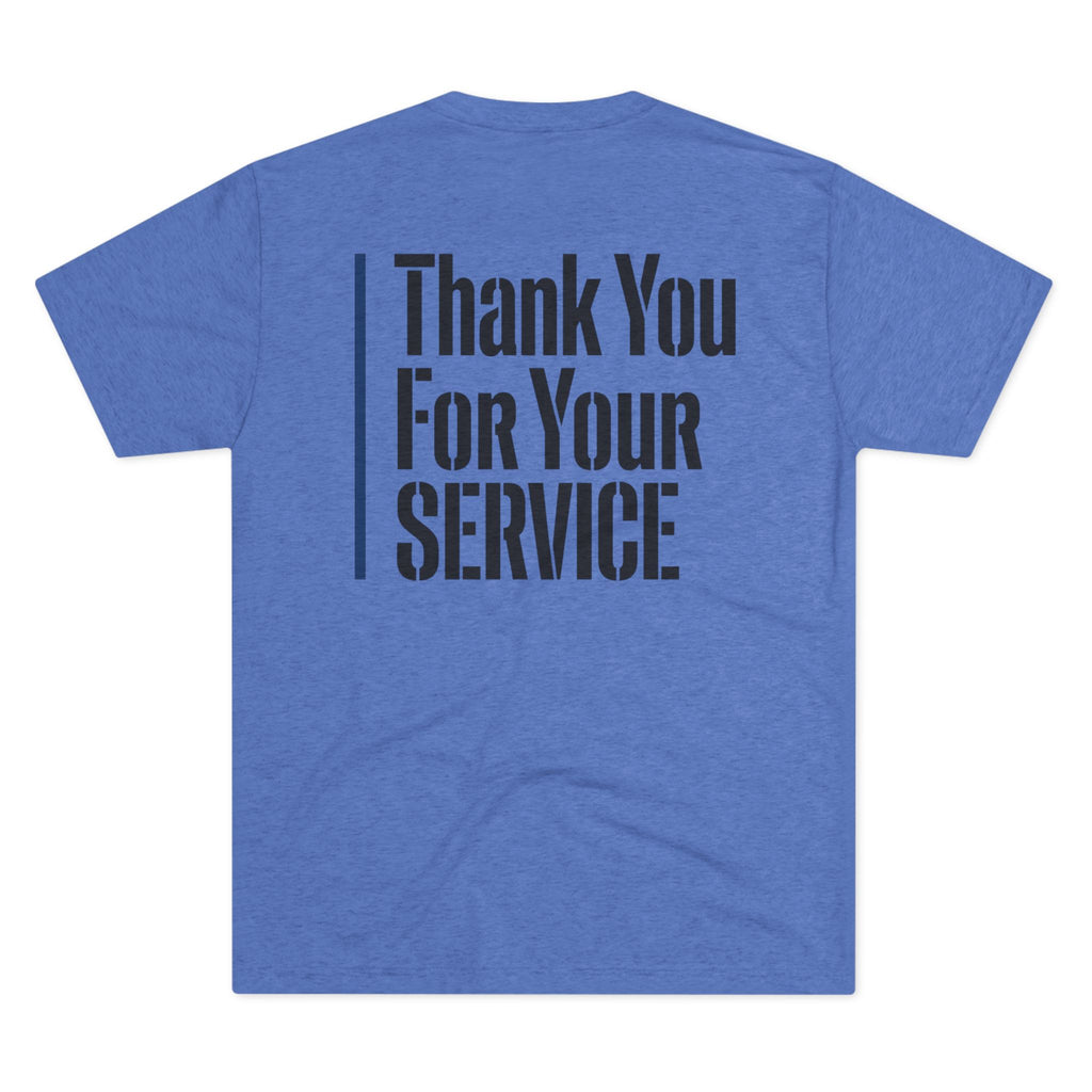 Thin Blue Line Tri-Blend Crew Tee