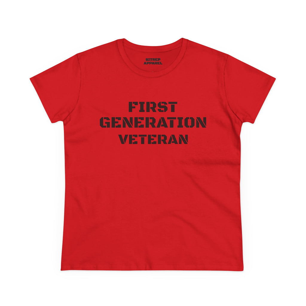 First Generation Veteran Women's pride (Front Side)