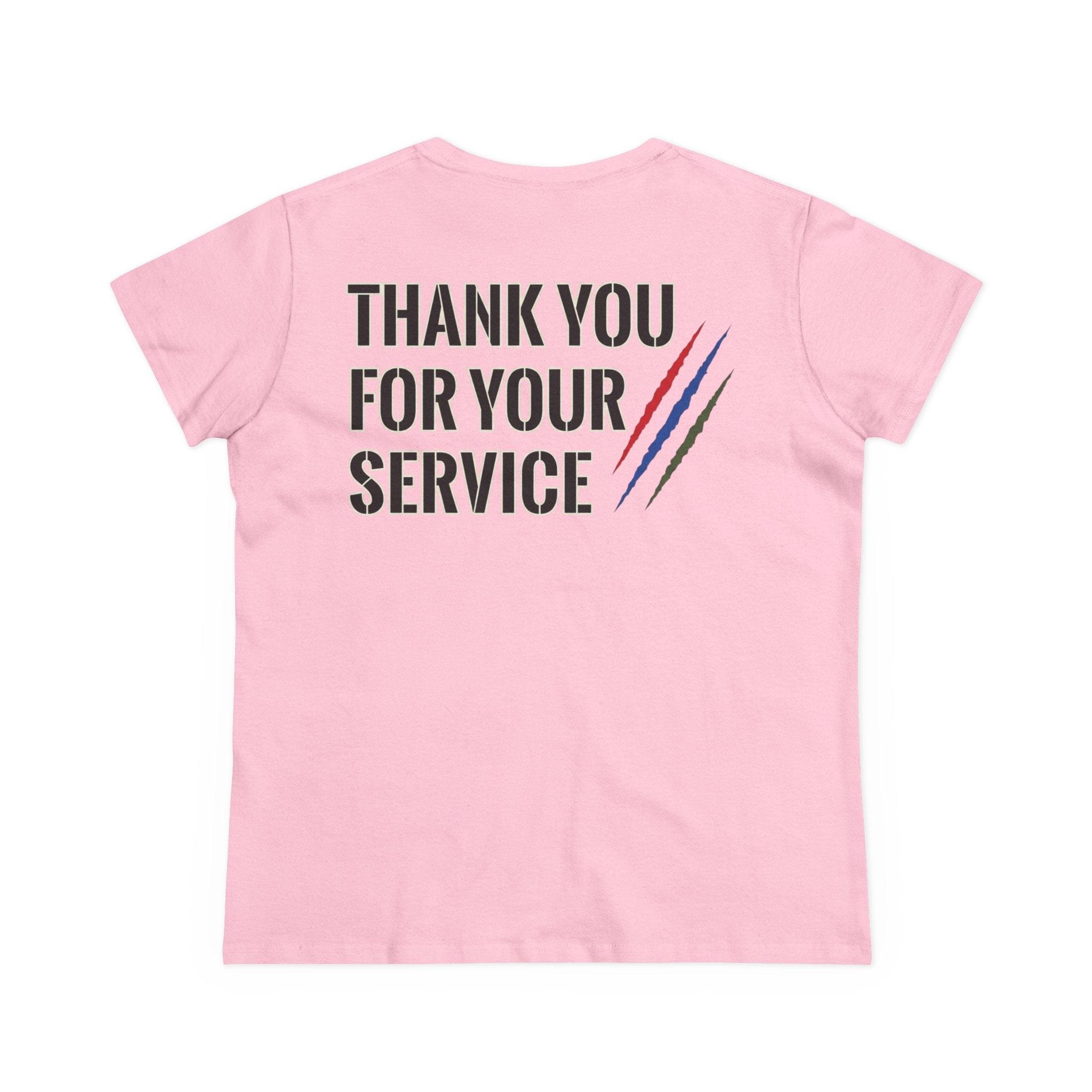 Female, Thank You For Your Service Tee