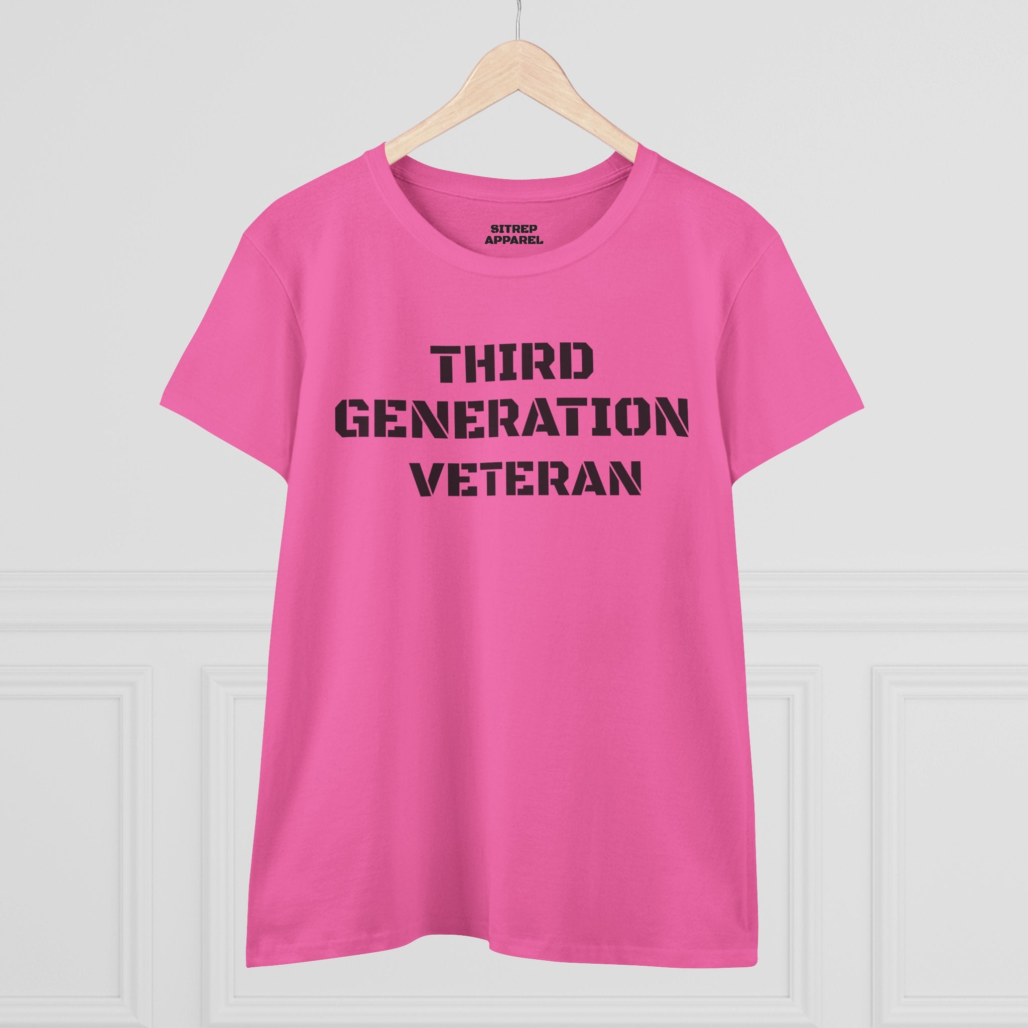 Third Generation Veteran Women's pride (Front Side)