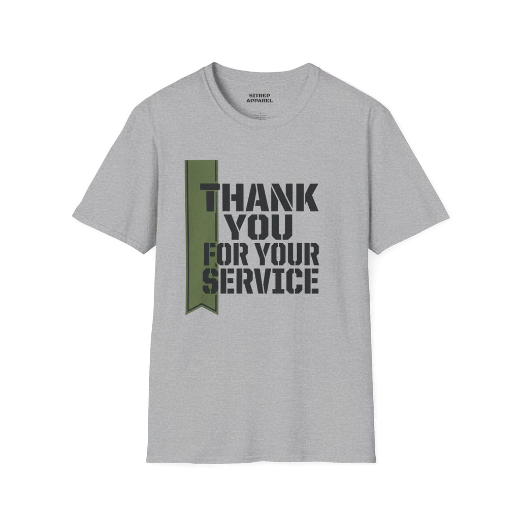 Green Stripe for Supporting the Military 'Thank You For Your Service'