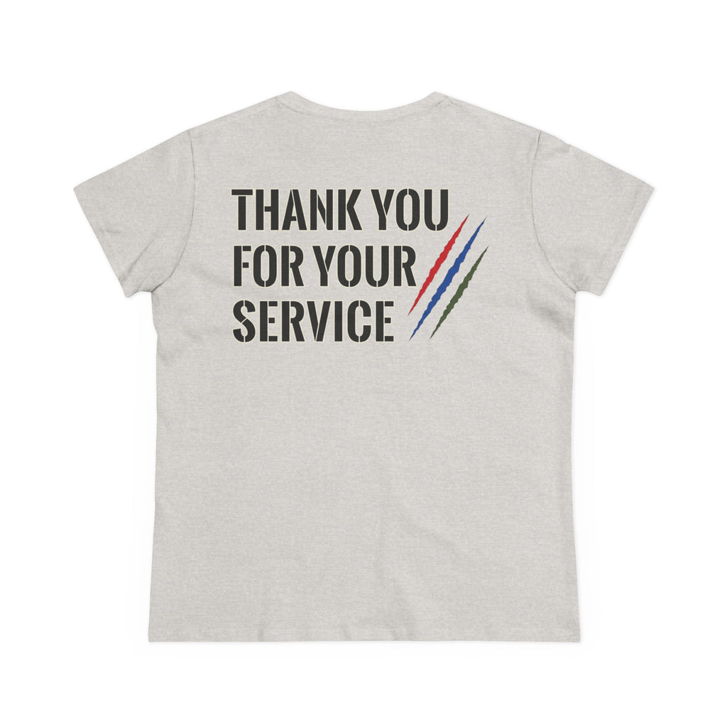 Female, Thank You For Your Service Tee