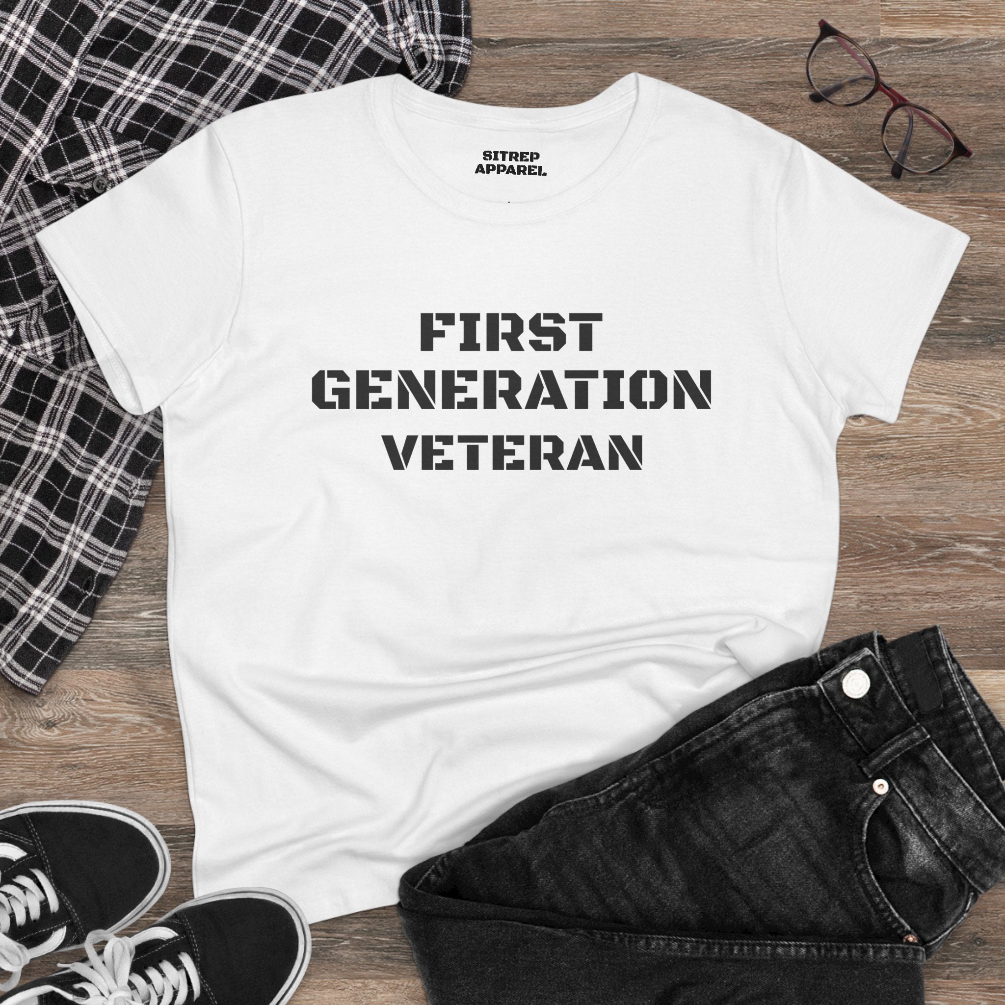 First Generation Veteran Women's pride (Front Side)