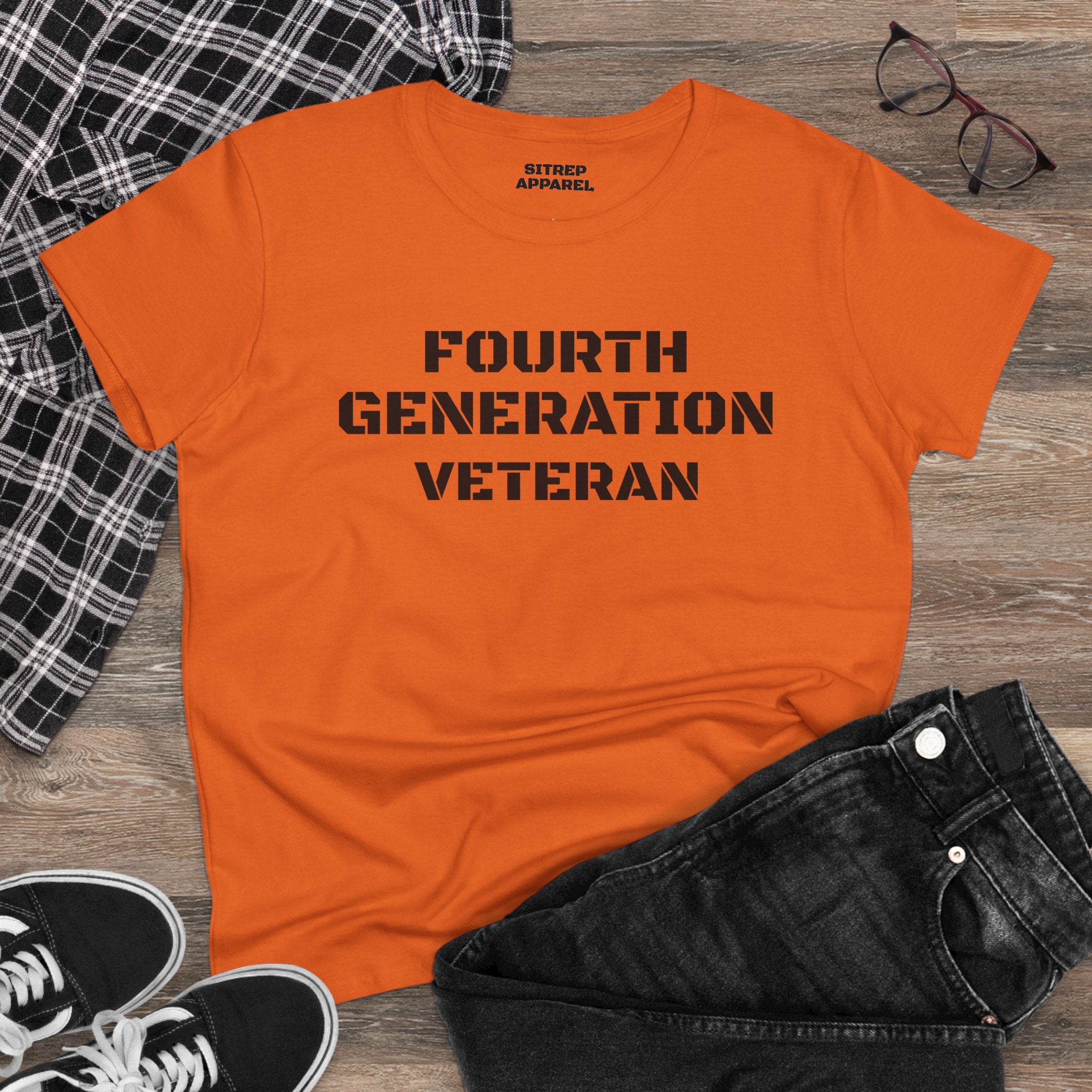 Fourth Generation Veteran Women's pride (Front Side)