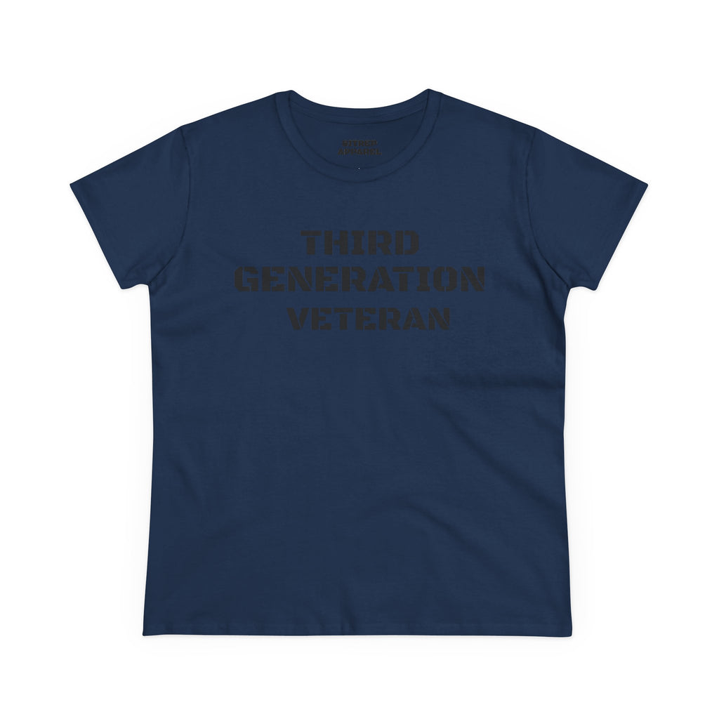 Third Generation Veteran Women's pride (Front Side)