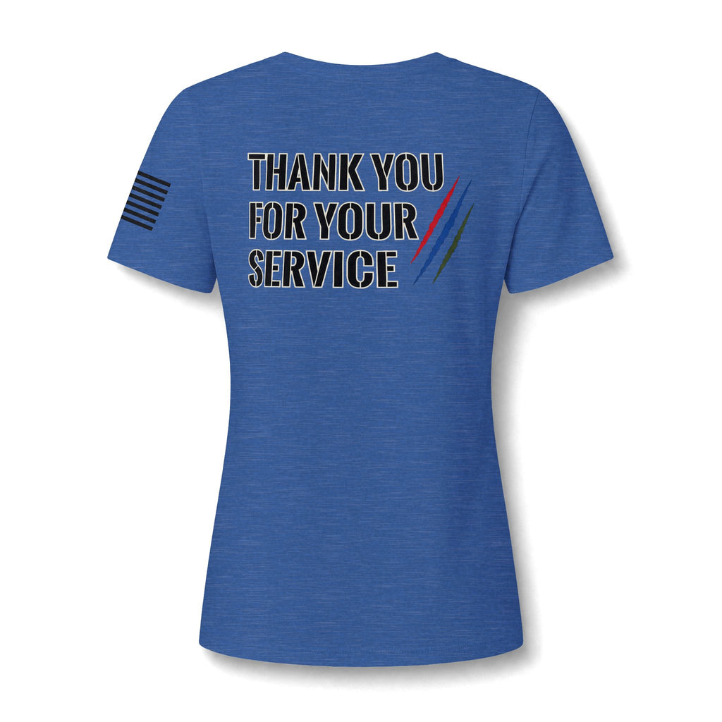 Women's Relaxed Heather CVC V-Neck Tee