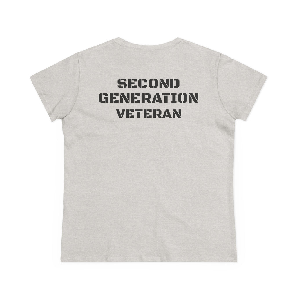 Second Generation Veteran Women's pride (Back Side)