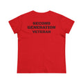 Second Generation Veteran Women's pride (Back Side)