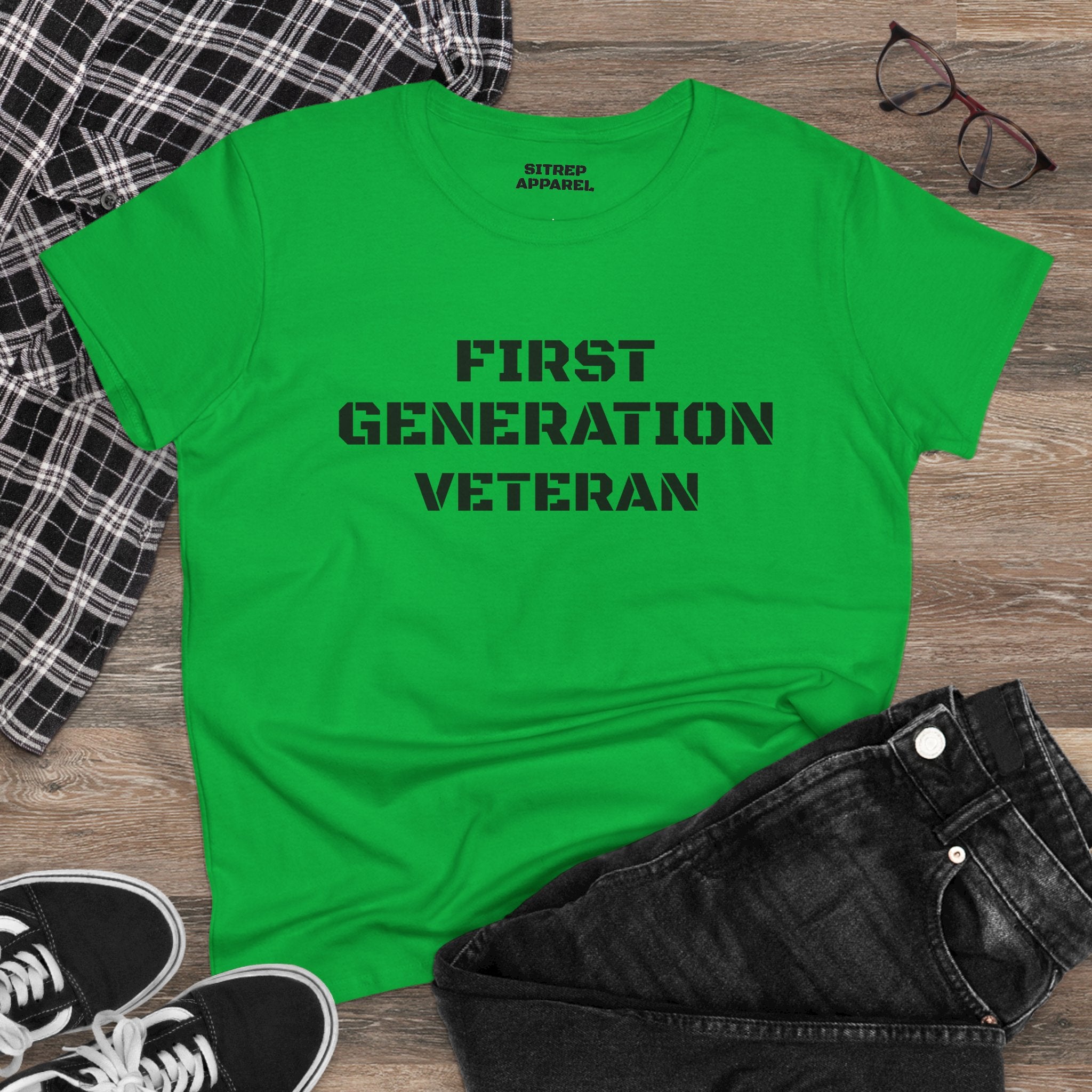 First Generation Veteran Women's pride (Front Side)